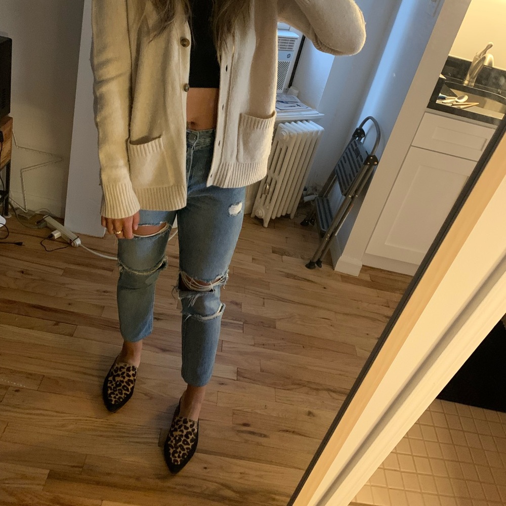 Grlfrnd Karolina Denim in Gold Digger